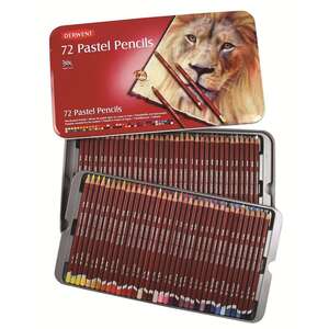 Derwent Pastel Kalem 72'li Set Teneke Kutu - Derwent