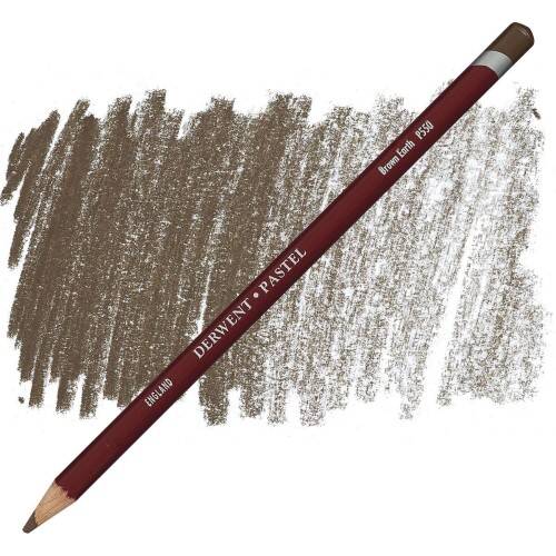 Derwent Pastel Kalem P550 Brown Earth - 1