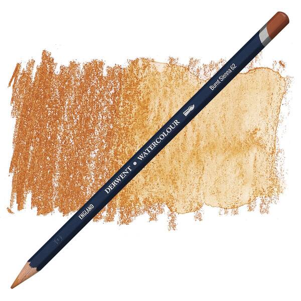 Derwent Watercolour Kalem 62 Burnt Sienna - 1