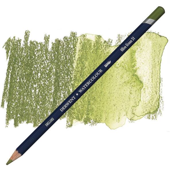 Derwent Watercolour Kalem 51 Olive Green - 1