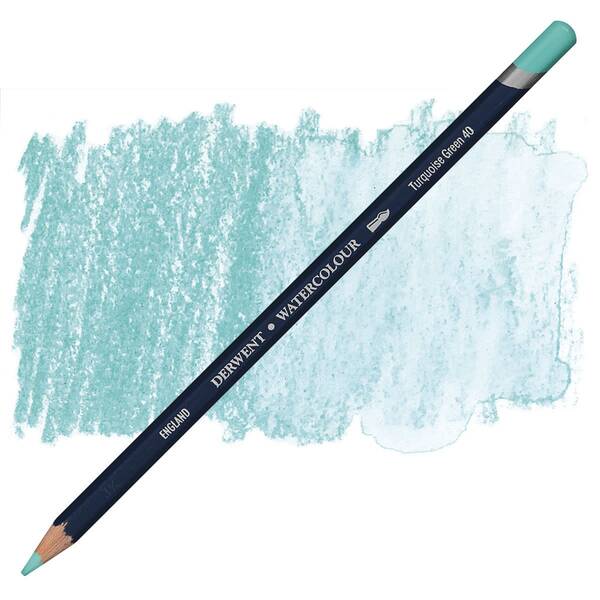 Derwent Watercolour Kalem 40 Turquoise Green - 1