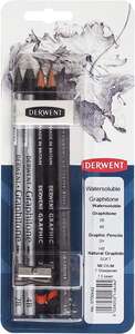 Derwent - Derwent Watersoluble Graphitone Mixed Blister