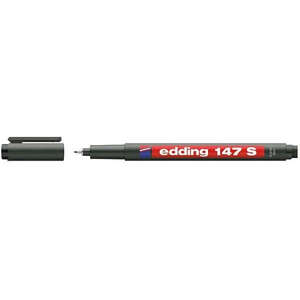 Edding - Edding E-147S Asetat Kalemi Silgili Siyah