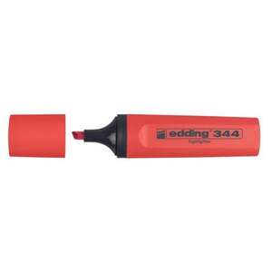 Edding - Edding E-344 Fosforlu Kalem Kırmızı