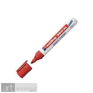 Edding - Edding E-360 XL Beyaz Tahta Kalemi Kırmızı
