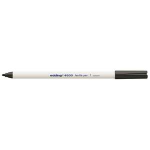 Eddıng E-4600 Kumaş Kalemi 1 Siyah - Edding