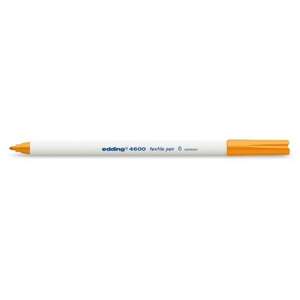 Eddıng E-4600 Kumaş Kalemi 6 Turuncu - Edding