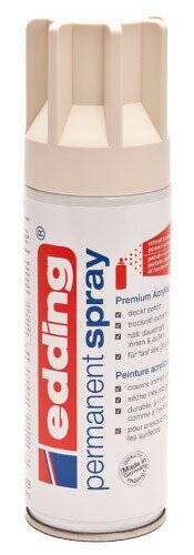 Edding E-5200 Permanent Sprey Boya Mat Cream White - 1