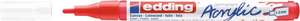 Edding E-5300 İnce Uçlu Akrilik Marker 902 Trafik Kırmızı - Thumbnail