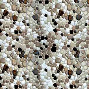 Eshel Çakıl Taş Desenli Karton Kaldırım 1/100 (3'lü - Eshel