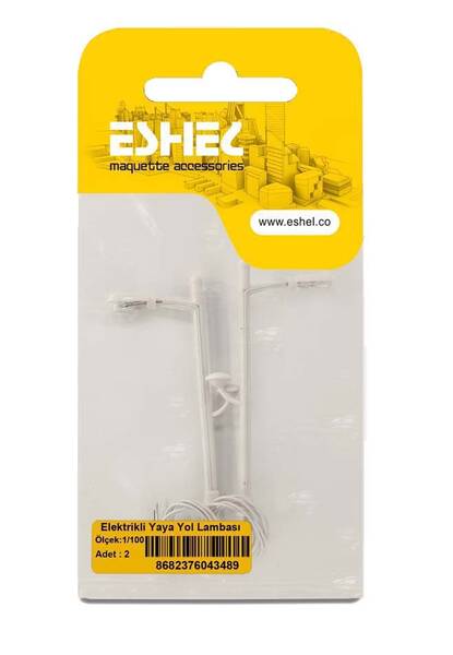 Eshel Elektrikli Yaya Yol Lambası 1/50 2'li - 1