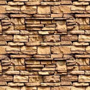 Eshel Kahverengi Taş Desenli Karton Duvar 1/100 (3'lü) - Eshel