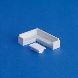 Eshel L Koltuk Takımı Ve Masa 1/75 - Eshel