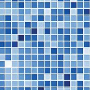 Eshel - Eshel Mavi Karton Banyo Fayansı 1/100 (3Lü)