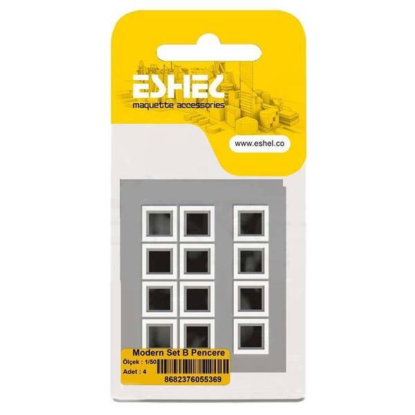 Eshel Modern Pencere Set B 1/50 (2Set) - 1