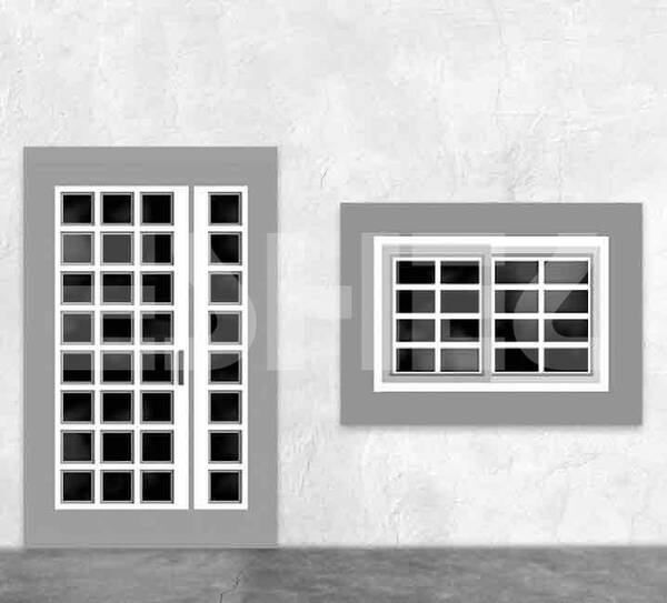Eshel Modern Pencere Ve Kapılar Set A 1/100 (2Set)