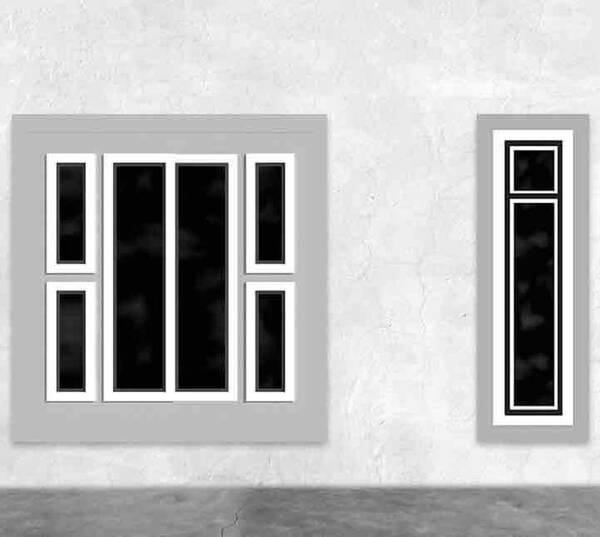 Eshel Modern Pencere Ve Kapılar Set C 1/100 (2Set)