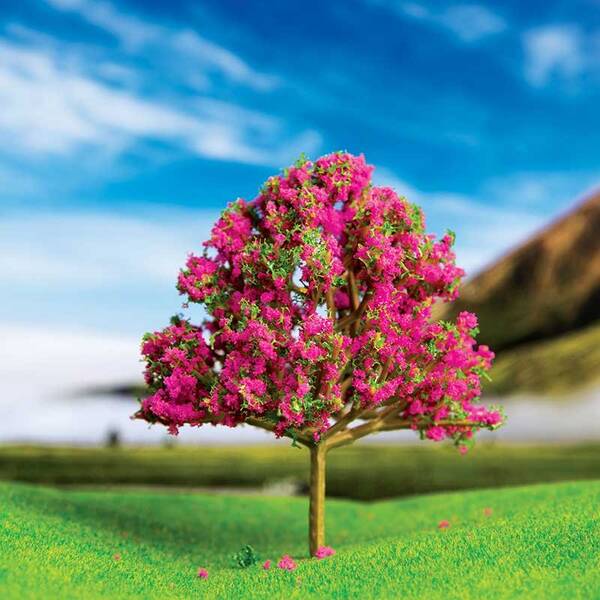 Eshel Mor Renkli Ağaç 9cm (2'li)