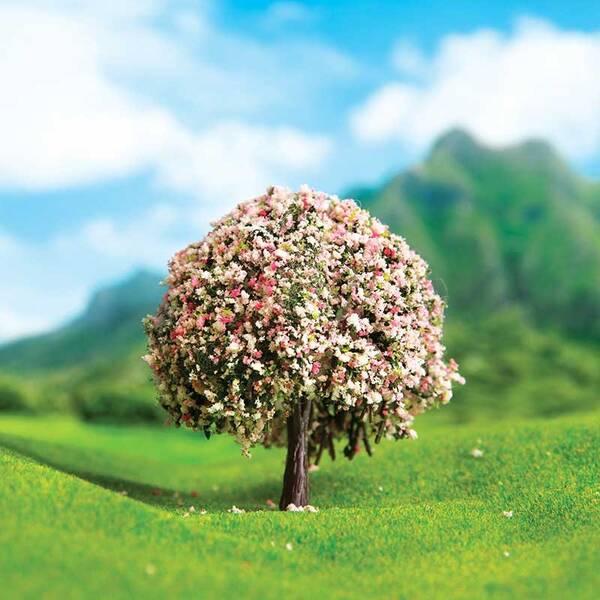 Eshel Pamuk Çiçekli Ağaç 5,5cm 2'li