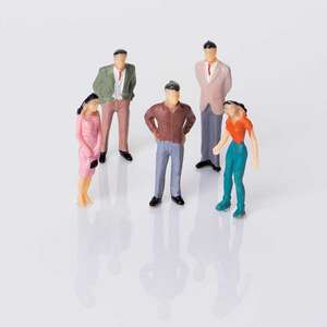 Eshel Renkli İnsan Figürü 1/25 (2'li) - Eshel