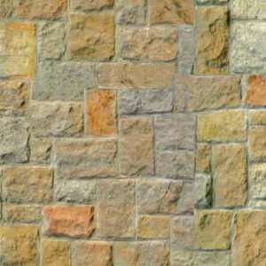 Eshel Renkli Küp Taş Desenli Karton Duvar 1/50 (3'lü) - Eshel