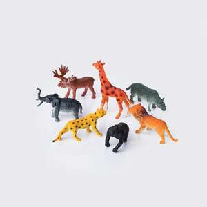 Eshel Renkli Vahşi Hayvanlar 1/100 (4'lü) - Eshel