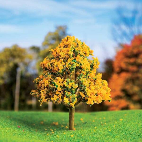 Eshel Turuncu Renkli Ağaç 9cm (2'li)