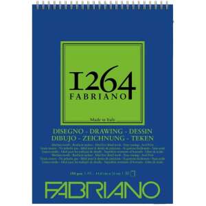Fabriano 1264 Eskiz Defteri 180gr A5 30 Yaprak Spiralli - Fabriano