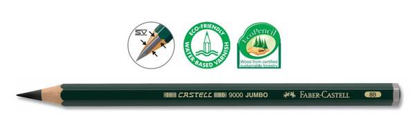 Faber Castel 9000 Jumbo Dereceli Kalem 2B - 2