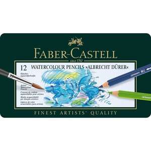 Faber Castell - Faber Castel Albrecht Dürer Aquarell Kalem Boya Kalemi 12'li Set