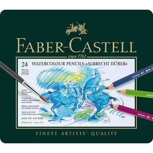 Faber Castell - Faber Castel Albrecht Dürer Aquarell Kalem Boya Kalemi 24'lü Set