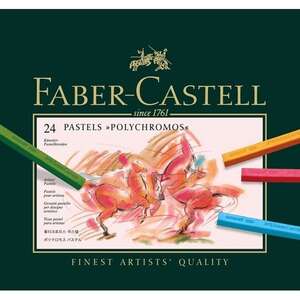 Faber Castell - Faber Castel Polychromos Pastel 24'Lü Karton Kutu 128524