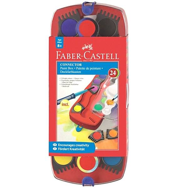 Faber Castel Sulu Boya Değişebilir Tablet 24'Lü 125029