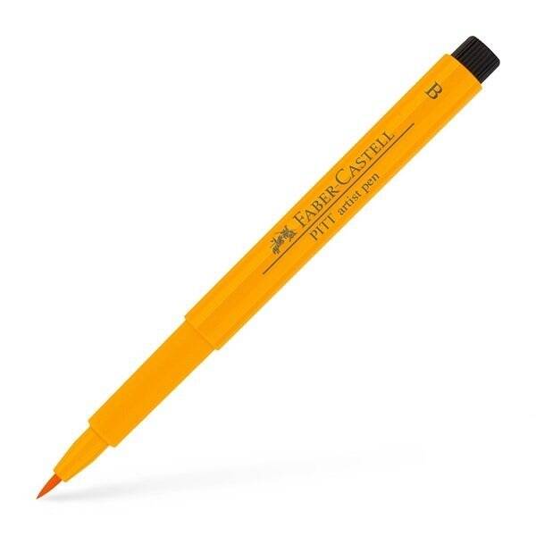 Faber Castell Pitt Artist Pen Fırça Uçlu Kalem 109 Dark Chrome Yellow