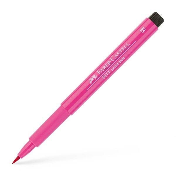 Faber Castell Pitt Artist Pen Fırça Uçlu Kalem 129 Pink Madder Lake