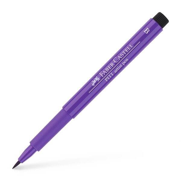 Faber Castell Pitt Artist Pen Fırça Uçlu Kalem 136 Purple Violet