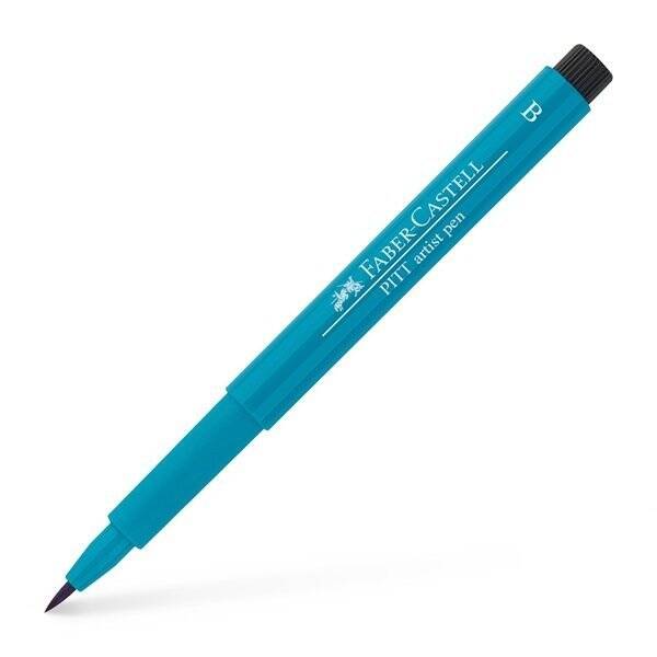 Faber Castell Pitt Artist Pen Fırça Uçlu Kalem 154 Cobalt Turquoise