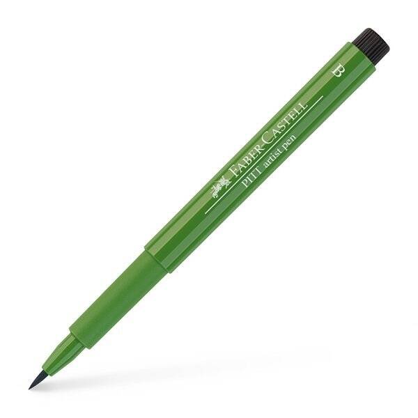 Faber Castell Pitt Artist Pen Fırça Uçlu Kalem 167 Permanent Green Olive