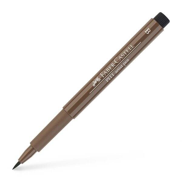 Faber Castell Pitt Artist Pen Fırça Uçlu Kalem 177 Walnut Brown
