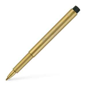 Faber Castell - Faber Castell Pitt Artist Pen Fırça Uçlu Kalem Altın