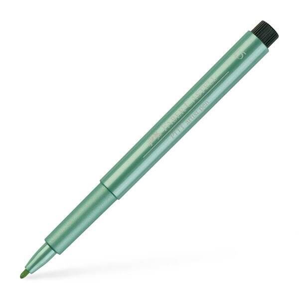 Faber Castell Pitt Artist Pen Fırça Uçlu Kalem Metalik Yeşil