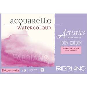 Fabriano - Fabriano Artistico Ekstra Beyaz 300Gr 12,5X18 (Dokusuz)