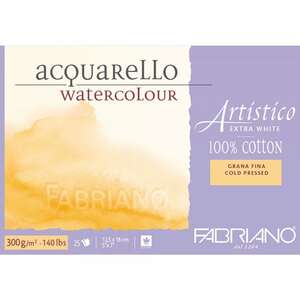 Fabriano Artistico Ekstra Beyaz 300Gr 12,5X18 (İnce Doku) - Fabriano