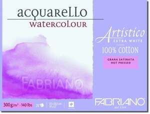 Fabriano - Fabriano Artistico Ekstra Beyaz 300Gr 23X30,5 (Dokusuz)