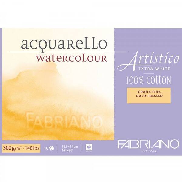 Fabriano Artistico Ekstra Beyaz 300Gr 35,5X51 (İnce Doku) - 1