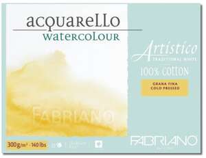 Fabriano - Fabriano Artistico Geleneksel Beyaz 300Gr 23X30,5 (İnce Doku)