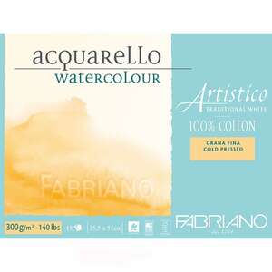 Fabriano - Fabriano Artistico Geleneksel Beyaz 300Gr 35,5X51 (İnce Doku)