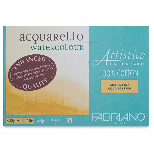 Fabriano Artistico Traditional White Sulu Boya Defteri 300gr 18X26cm GF/CP - 1