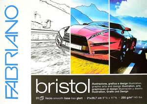 Fabriano Bristol Defter 250gr A4 - Fabriano