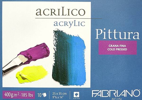 Fabriano Pittura Akrilik Defter 400Gr 25X35 GF/CP - 1